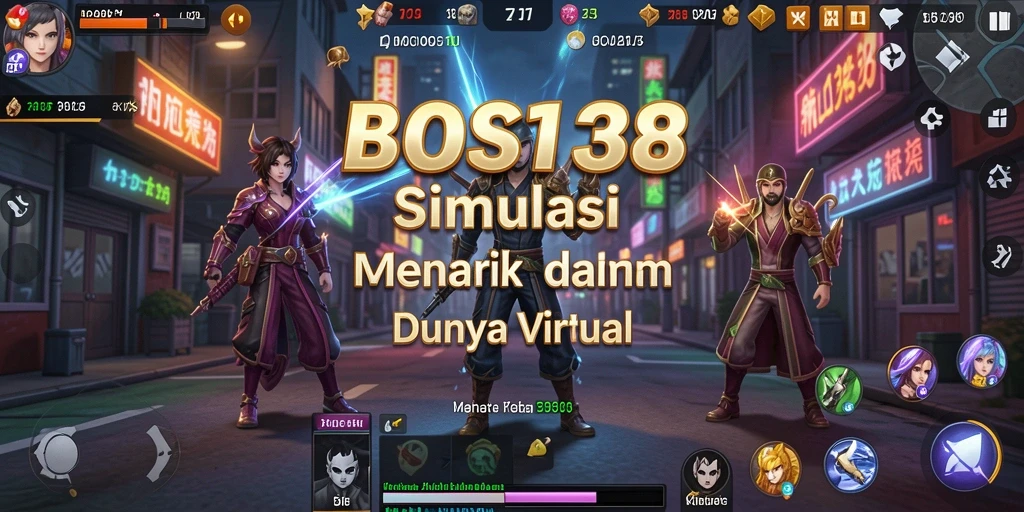 Tampilan grafis menarik dari gameplay BOS138 yang mendalam.