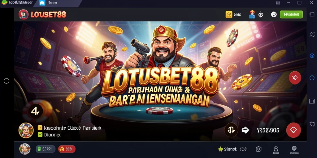 Screenshot gameplay LOTUSBET88 yang menunjukkan keseruan permainan TPS.