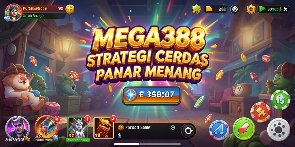 Gameplay mendebarkan dari MEGA388 dalam aksi strategi.