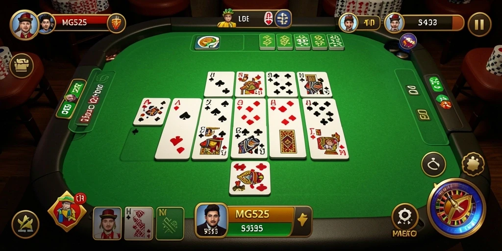 Tampilan gameplay Domino yang menarik dan menarik.