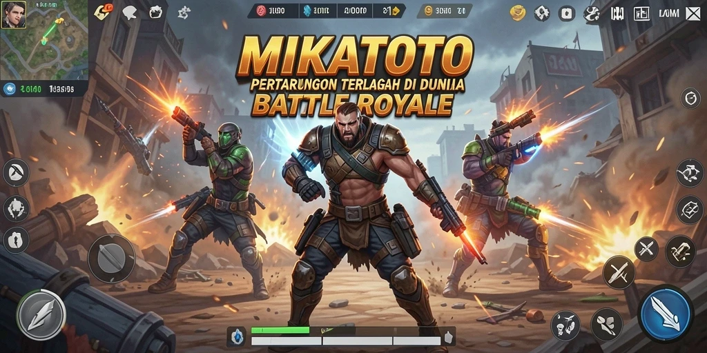 Tangkapan layar menunjukkan aksi mendebarkan dalam gameplay MIKATOTO.