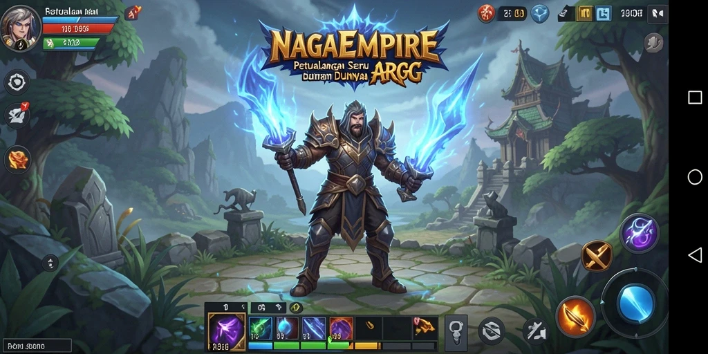 Gameplay seru di dunia fantasi NAGAEMPIRE dengan aksi mendebarkan.