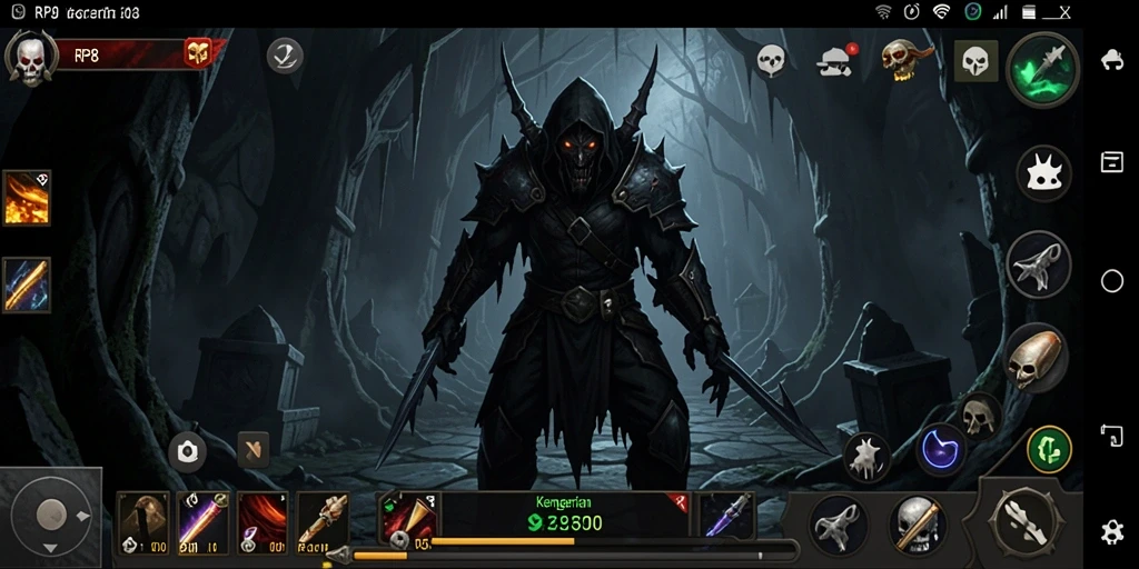 Gameplay RP8 yang intens dan menegangkan di dunia kegelapan.