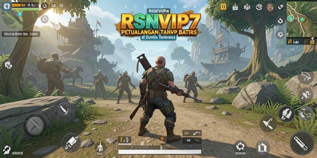 Gameplay RSNVIP7 yang memukau dalam dunia terbuka yang luas.