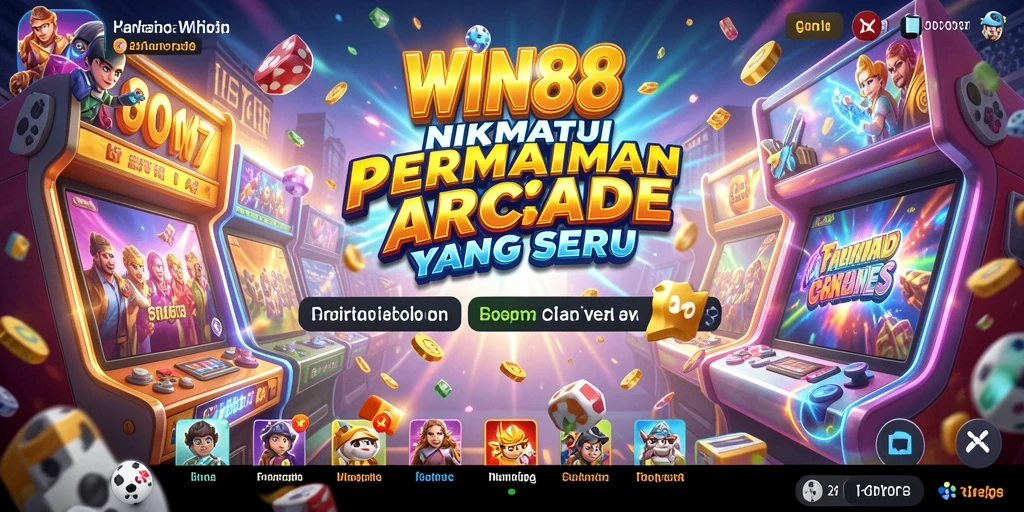 Tangkapan layar utama WIN88 menampilkan aksi gameplay Arcade yang seru dan mendebarkan.